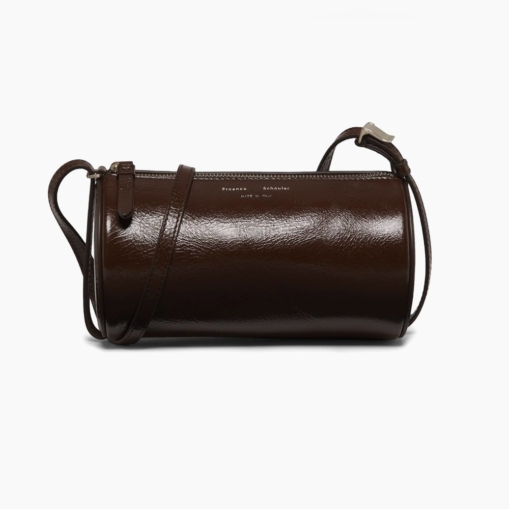 Proenza Schouler Brown Leather Cylinder Bag